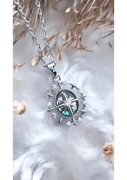 Kuzey Yıldızı Figür Çelik Kolye modelleri