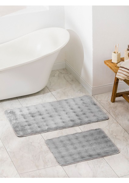 Yeni Sezon Pelüş Banyo Paspası 2'li