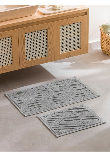 Yeni Sezon Desenli Banyo Paspası 2'li