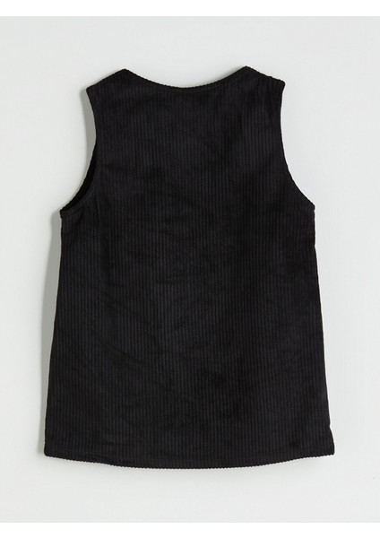 Yeni Sezon Basic Kadife Kız Çocuk Elbise modelleri