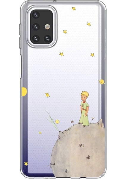 Samsung Galaxy M31S Uyumlu Küçük Prens Tasarımlı Baskılı Silikon Kılıf