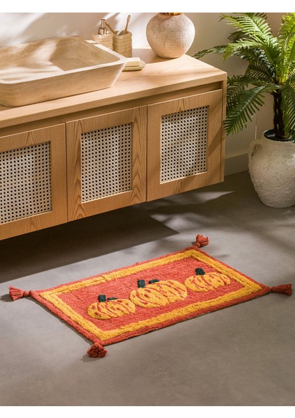 Yeni Sezon Püsküllü Banyo Paspası 50X80 cm