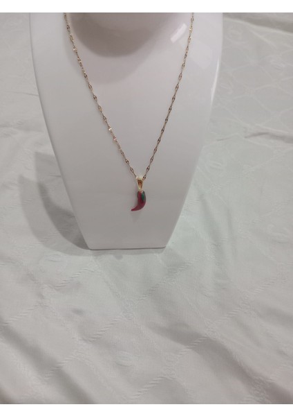 Biber Uçlu Çelik Kolye modelleri