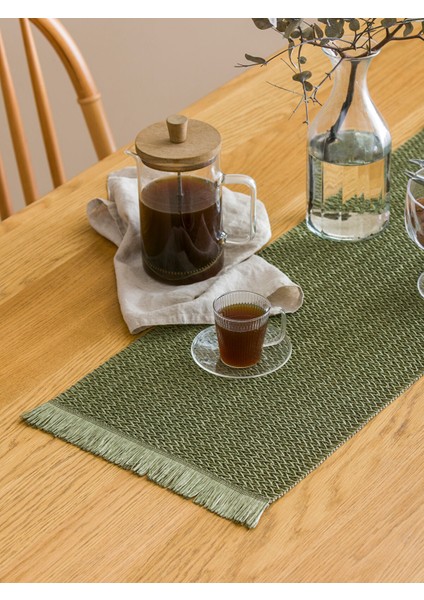 Yeni Sezon Püsküllü Runner 30X90 cm