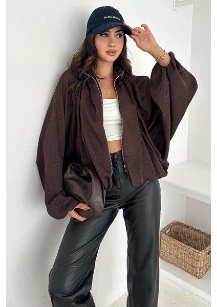 Kadın Balon Kol Büzgülü Ceket – Flow Ease