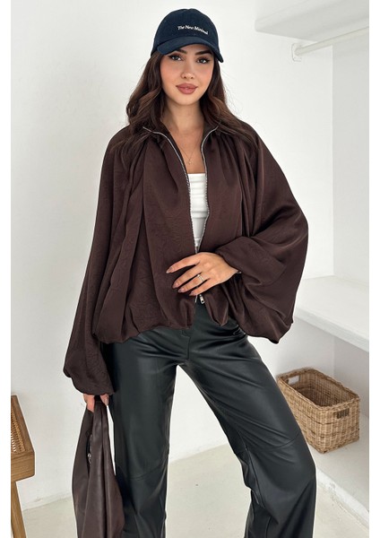 Kadın Balon Kol Büzgülü Ceket – Flow Ease indirimleri