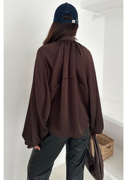 Kadın Balon Kol Büzgülü Ceket – Flow Ease