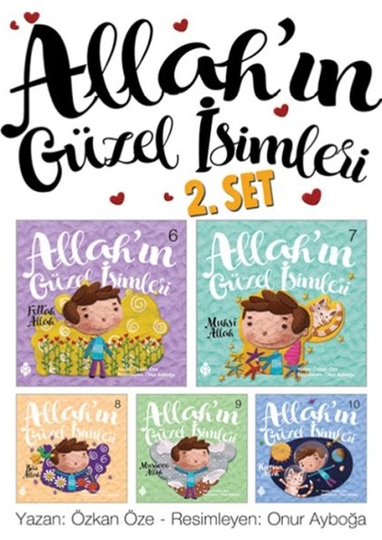 Allah'ın Güzel Isimleri Seti 2 (5 Kitap)