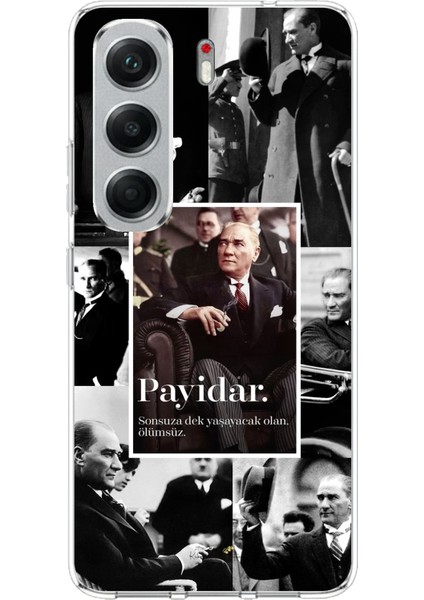 Tecno Camon 40 Pro Uyumlu Atatürk Payidar Baskılı Silikon Kılıf
