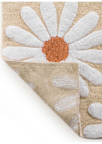 Yeni Sezon Çiçek Nakışlı Banyo Paspası 50X80 cm modelleri