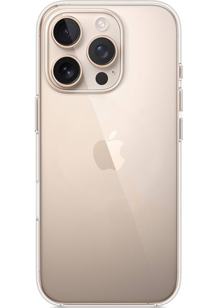 iPhone 16 Pro Max Uyumlu Şeffaf Silikon Kılıf