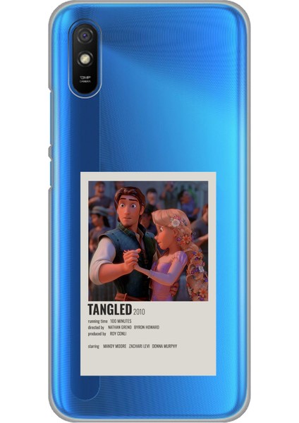 Redmi 9A Uyumlu Rapunzel Tangled Tasarımlı Baskılı Silikon Kılıf