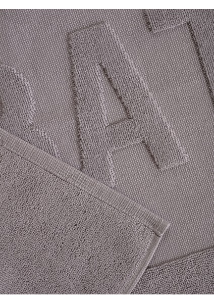 Yeni Sezon Yazı Nakışlı Banyo Paspası 50X80 cm modelleri