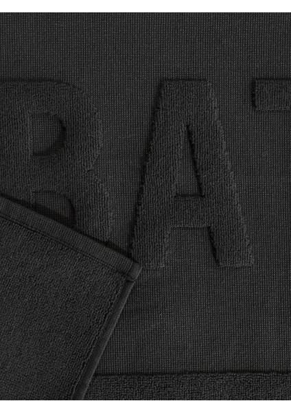 Yeni Sezon Yazı Nakışlı Banyo Paspası 50X80 cm modelleri