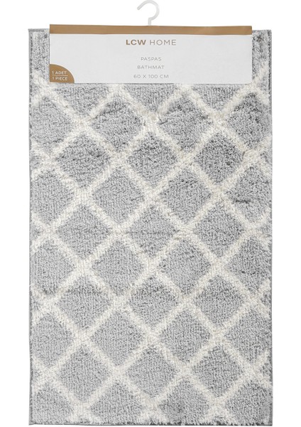 Yeni Sezon Geometrik Desenli Banyo Paspası 60X100 cm indirimleri