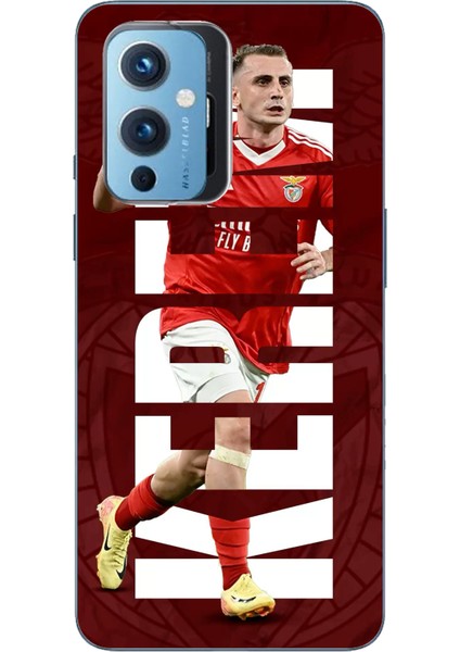 Oneplus 9 Uyumlu Kerem Aktürkoğlu Benfica Baskılı Silikon Kılıf