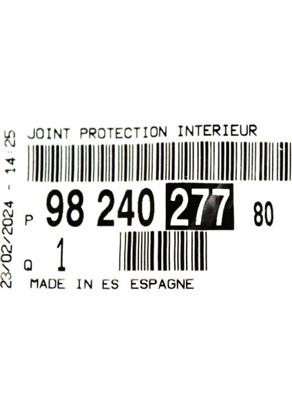 Citroen Berlingo 3 / Classic Peugeot Partner 3 ve Tepee Arka Kapı Cam Fitili 9824027780 modelleri