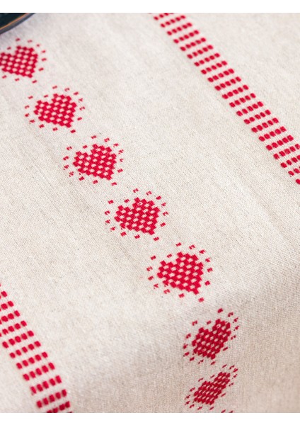 Yeni Sezon Kalp Nakışlı Runner 45X150 cm modelleri