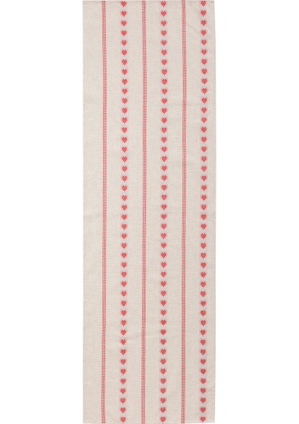 Yeni Sezon Kalp Nakışlı Runner 45X150 cm fırsatları