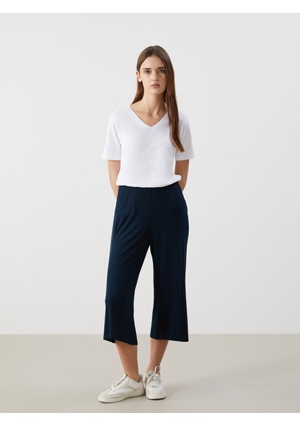 Yeni Sezon Beli Lastikli Kadın Kapri