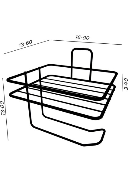 Krom Yapışkanlı Tuvalet Kağıtlığı Tutacağı Askısı Gümüş Gri Krom Metal Tuvalet Kağıtlık