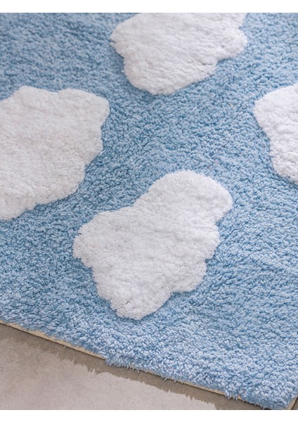 Yeni Sezon Bulut Nakışlı Banyo Paspası 50X80 cm fiyatları