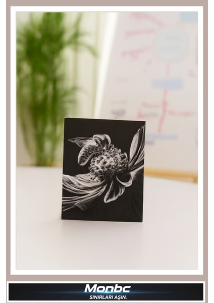 Arı ve Çiçek Temalı Tablo 3D Tasarım Dekoratif Biblo, Hediyelik ve Ev Ofis Için Şık Aksesuar