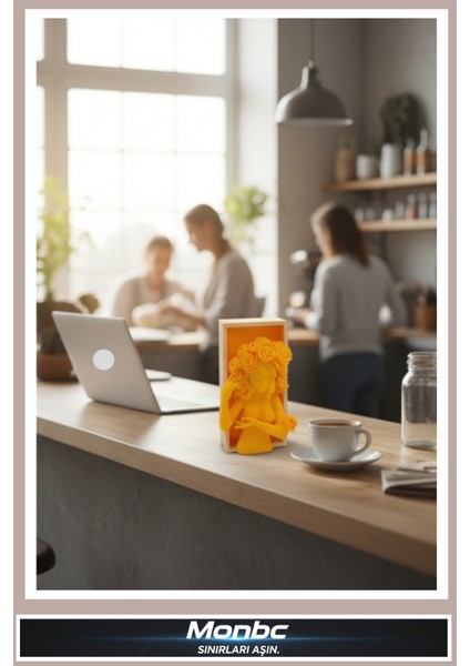 Çiçek Saçlı Kadın 3D Tasarım Dekoratif Biblo, Hediyelik ve Ev Ofis Için Şık Aksesuar fiyatları