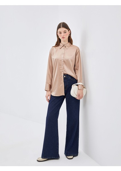 Yeni Sezon Saten Kadın Gömlek Tunik fiyatları