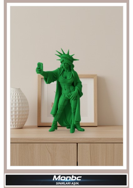 Modern Özgürlük Heykeli Figürü 3D Tasarım Dekoratif Biblo, Hediyelik ve Ev Ofis Için Şık Aksesuar fiyatları