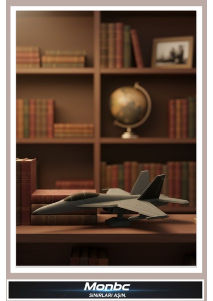 F-18 Jet Uçak Maketi 3D Tasarım Dekoratif Biblo, Hediyelik ve Ev Ofis Için Şık Aksesuar fiyatları