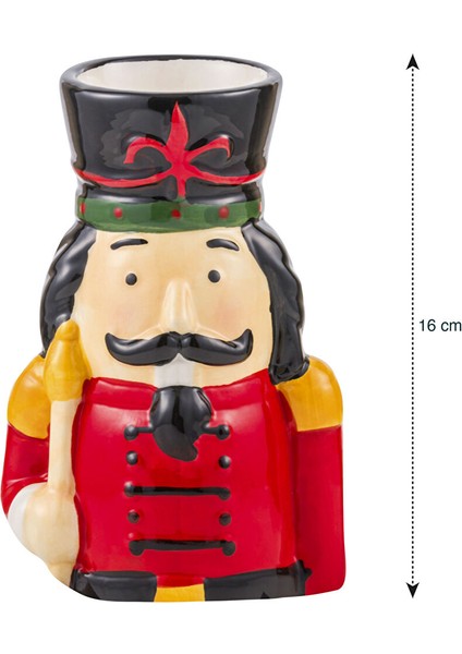 Yeni Sezon Yılbaşı Temalı Seramik Mumluk 16 cm indirimleri