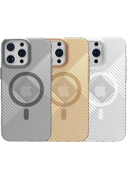 iPhone 16 Stella Pc Sert Magsafe Kılıf - Gold fiyatları