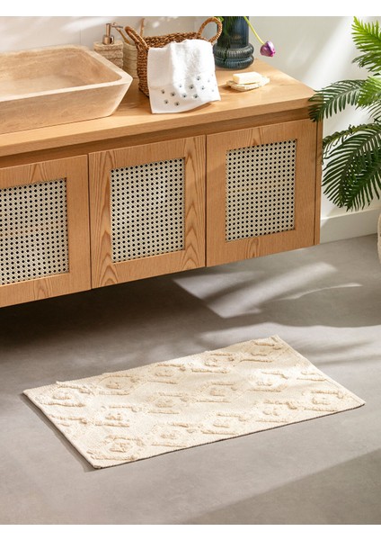 Yeni Sezon Nakışlı Banyo Paspası 50X80 cm