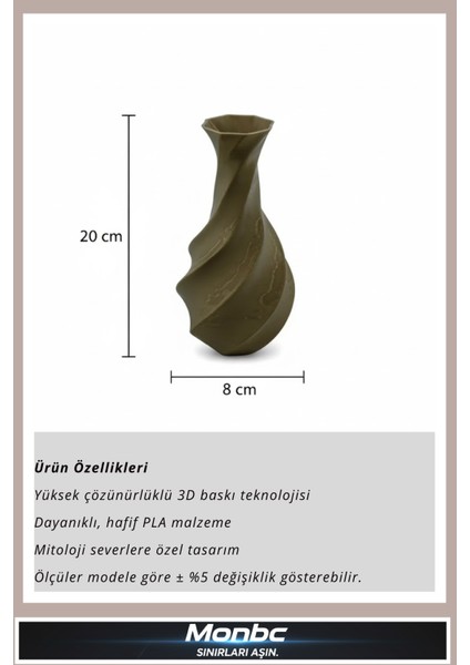 Modern Dekoratif Vazo 3D Tasarım Dekoratif Biblo, Hediyelik ve Ev Ofis Için Şık Aksesuar fırsatları