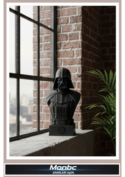 Darth Vader Büst Star Wars 3D Tasarım Dekoratif Biblo, Hediyelik ve Ev Ofis Için Şık Aksesuar modelleri