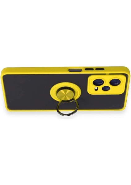 Xiaomi Redmi Note 12 5g Kılıf Montreal Yüzüklü Silikon Kapak - Sarı fiyatları