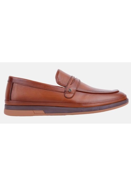 152-17434 Taba Erkek Loafer Günlük Deri Ayakkabı indirimleri
