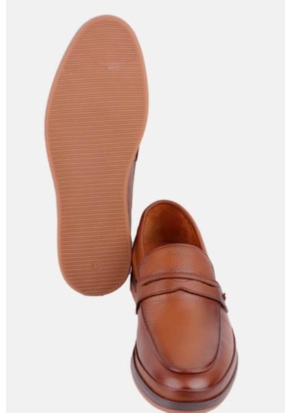 152-17434 Taba Erkek Loafer Günlük Deri Ayakkabı