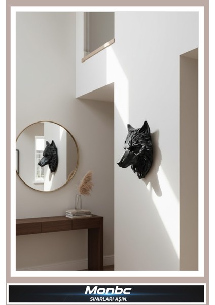 Alfa Kurt Duvar Dekoru 3D Tasarım Dekoratif Biblo, Hediyelik ve Ev Ofis Için Şık Aksesuar modelleri