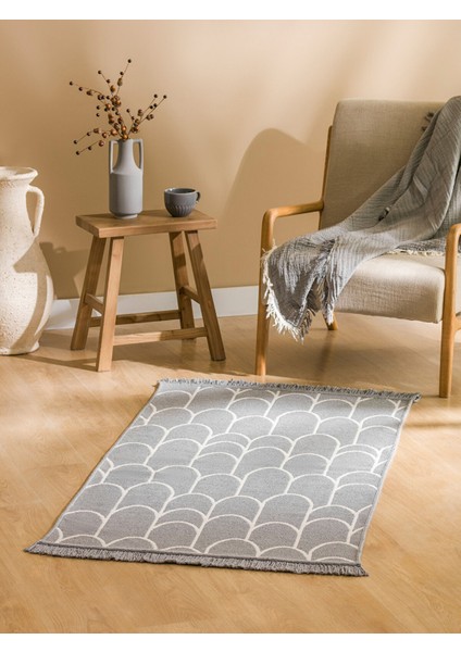 Yeni Sezon Desenli Çift Taraflı Kilim 80X140 cm