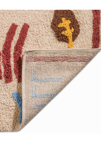 Yeni Sezon Nakışlı Banyo Paspası 50X80 cm fırsatları