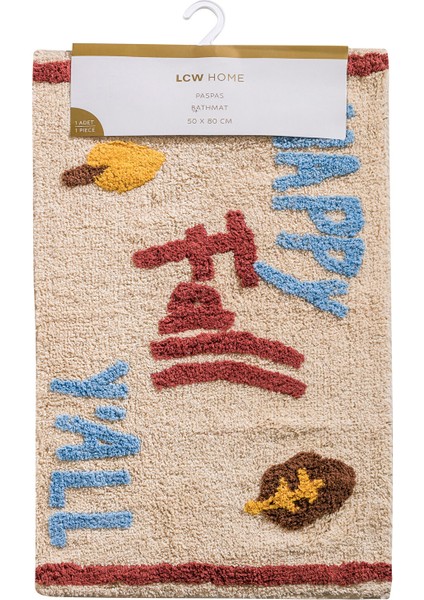 Yeni Sezon Nakışlı Banyo Paspası 50X80 cm indirimleri