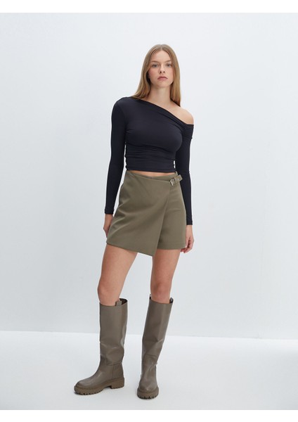 Yeni Sezon Dar Fit Kadın Şort Etek