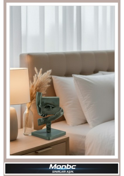 Modern Sanat Büstü 3D Tasarım Dekoratif Biblo, Hediyelik ve Ev Ofis Için Şık Aksesuar fiyatları