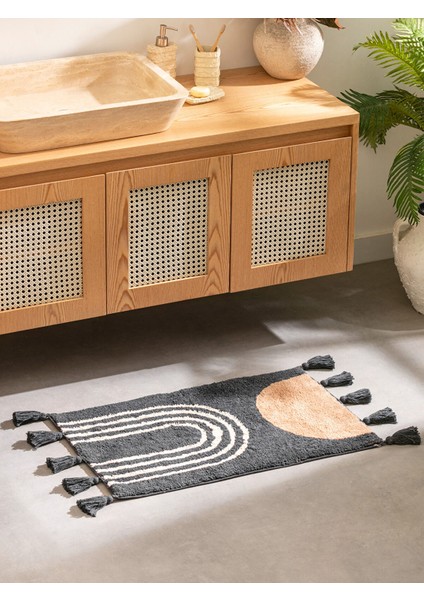 Yeni Sezon Püsküllü Banyo Paspası 50X80 cm