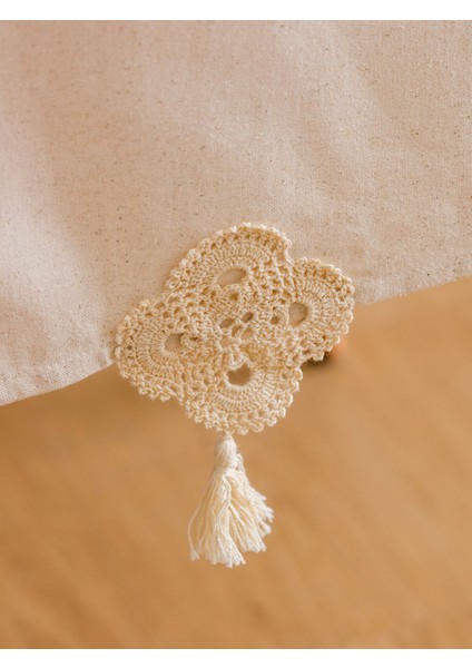 Yeni Sezon Dantelli Püsküllü Runner 45X150 cm modelleri