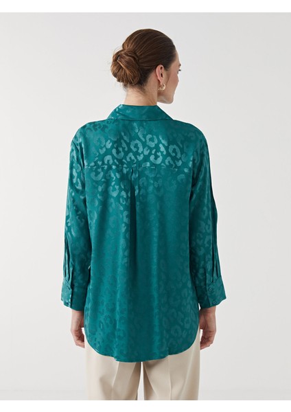 Yeni Sezon Desenli Saten Kadın Gömlek Tunik fırsatları