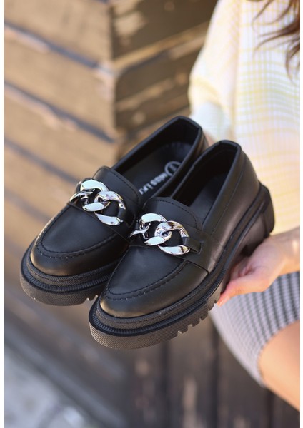 Biga Siyah Cilt Ayakkabı