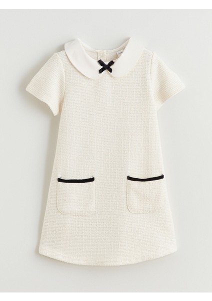 Yeni Sezon Bebe Yaka Kız Çocuk Elbise modelleri
